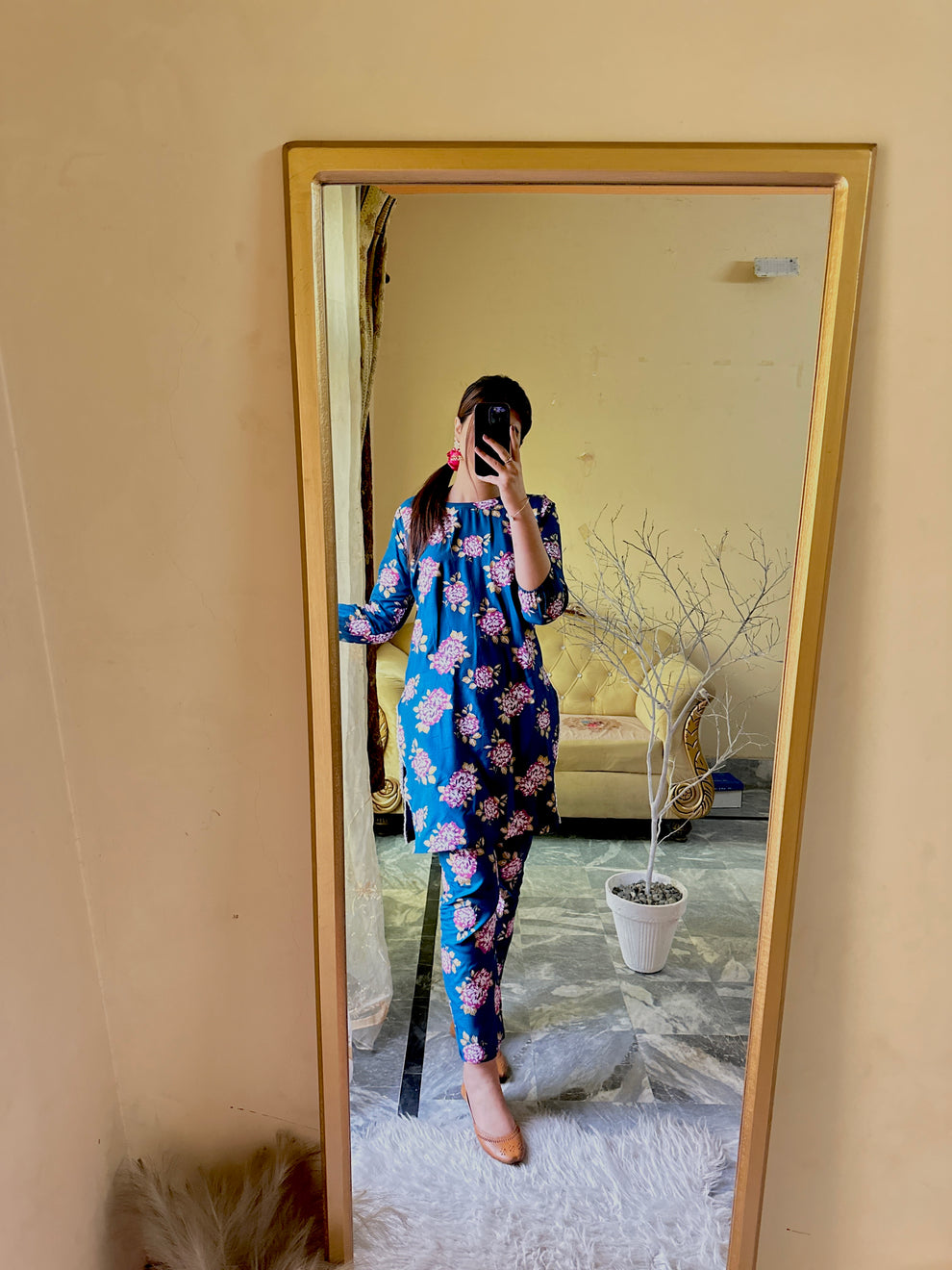 Gulaab Flower Print 2pcs